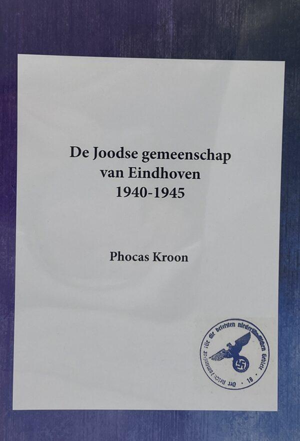 Boek: De joodse gemeenschap van Eindhoven 1940 – 1945